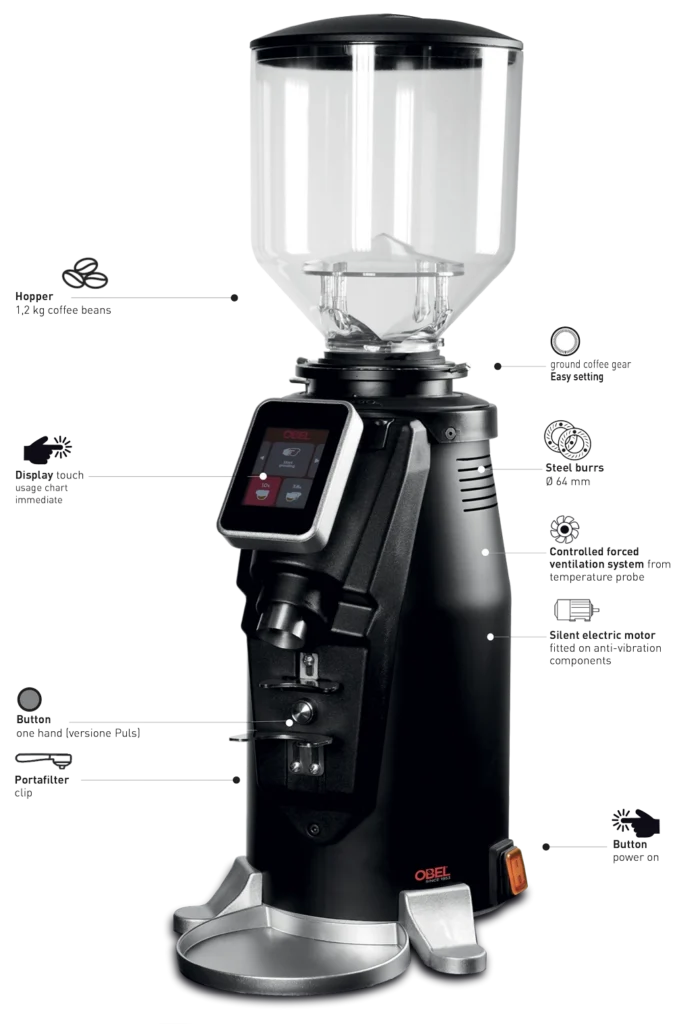 obel mito up touch m64 performance coffee grinder